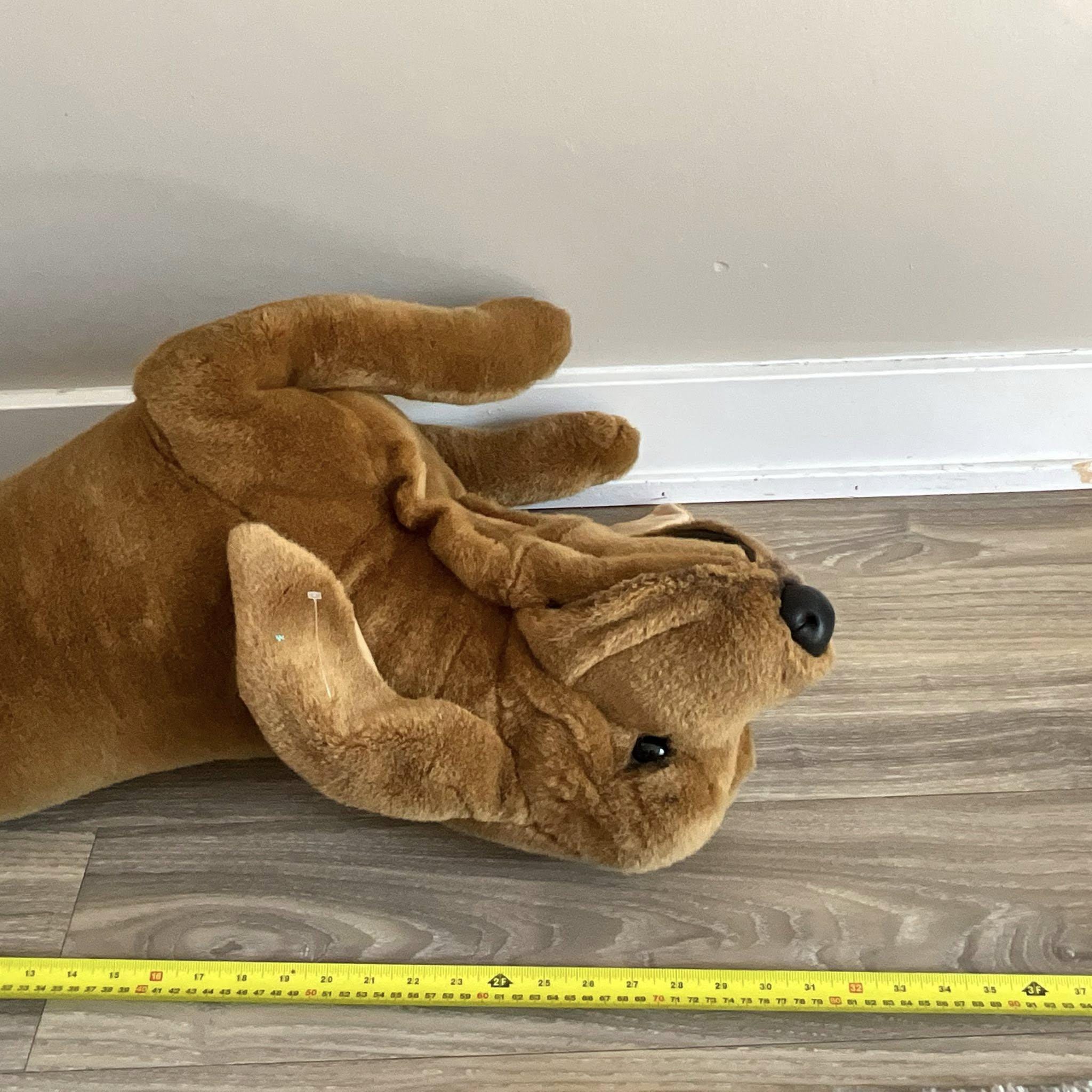 おもちゃ ヴィンテージ 犬 ぬいぐるみ ブラッドハウンド ？希少