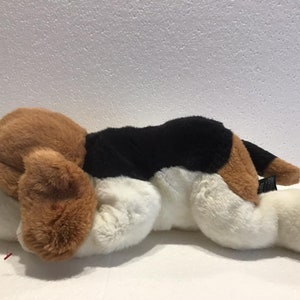 Vintage Russ Berrie Buckets 13” Plush Basset Hound Beagle Stuffed