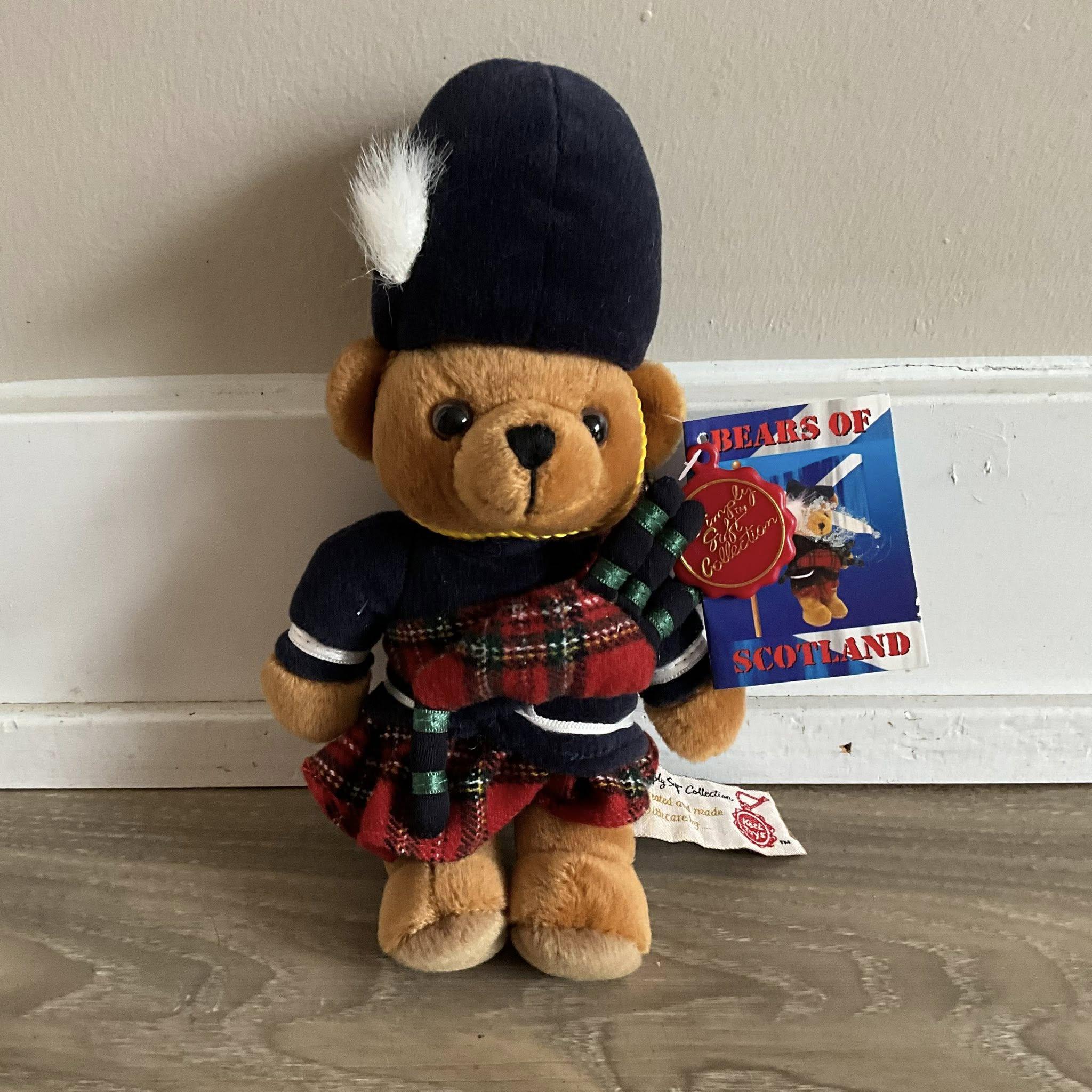 Keel Toys Simply Soft Collection Bears of Scotland 9.5'' Plush