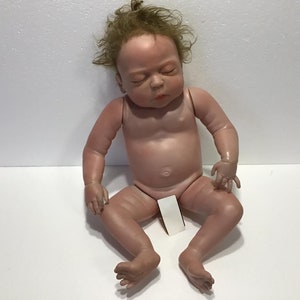 Realistic Silicone Baby Boy Doll Real Looking, Vintage Reborn Doll Marked S.M.