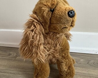 Vintage Cocker Spaniel Dog Collection Plush Childhood Memory Adorable Cute Dog
