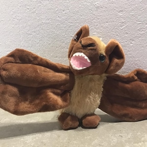 Wild Republic Brown Bat Plush, Stuffed Animal, Plush Toy, Cuddlekins