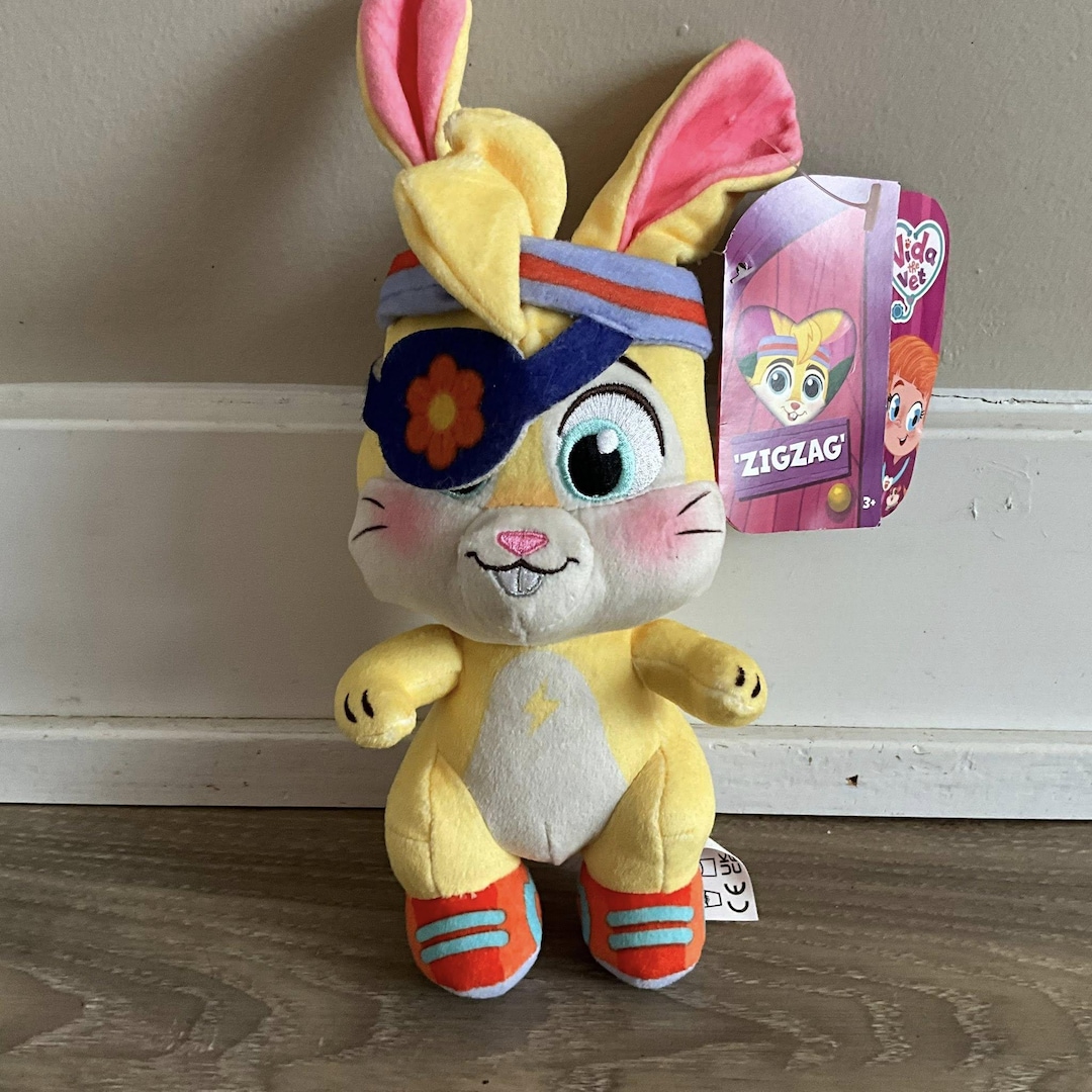 Vida the Vet, Zig Zag Plush Toy, Stuffed Animals - Etsy