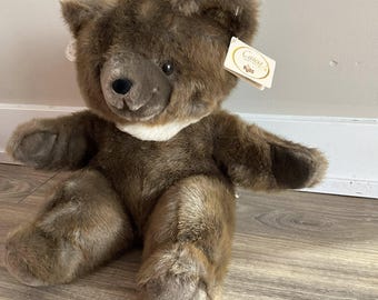 Russ  Bennington Teddy bear with TAGS Caress Soft plush stuffed