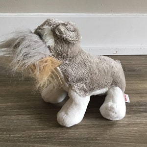 Ganz Webkinz Shnauzer Dog Stuffed Animal Toy Plush 8&quot;