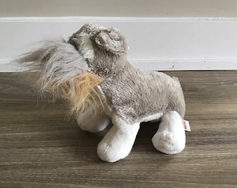 Ganz Webkinz Shnauzer Perro Peluche Juguete Peluche 8"
