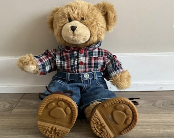 Build A Bear Bear plush with outfit Cuddly Stuffed Animal