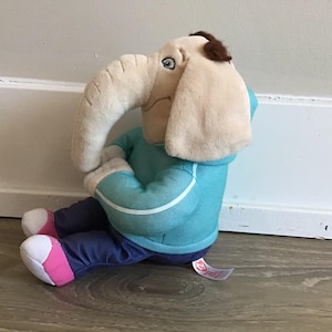 TY Beanie Baby MEENA the Elephant Plush Stuffed Animal 9&quot; Plush Collectible Toy.
