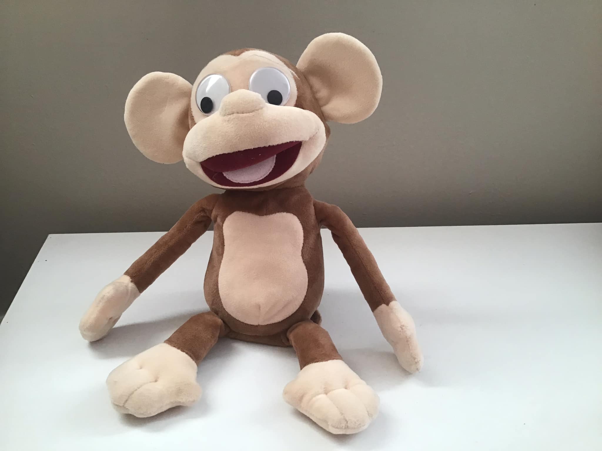 Peluche interactive Zandi Le Bébé Singe Va chez Le Médecin