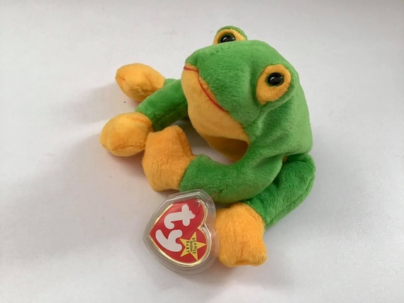 BEANIE BABIES Ty Smoochy The Frog