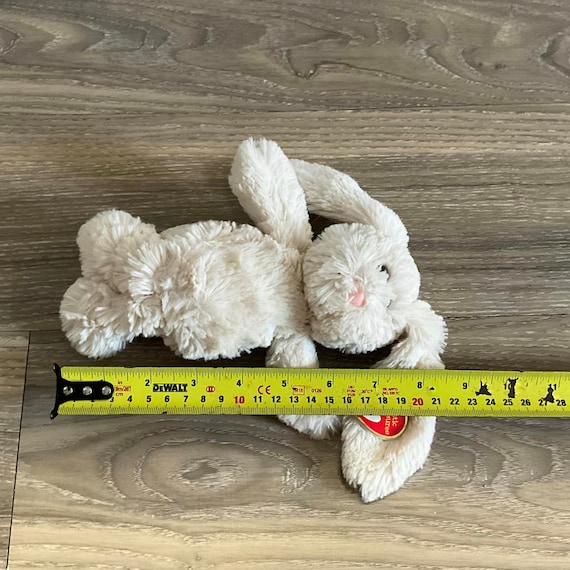 Ty Attic Treasures - PEARL the White Bunny Velvet Plush Toy - Etsy