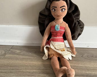 Muñeca de peluche suave de Disney Moana, colección de muñecas de peluche de Moana - 18 pulgadas