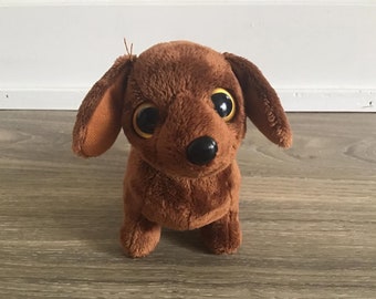レアバージョン・希少】tyビーニーベイビーズ 犬ぬいぐるみ ダックス