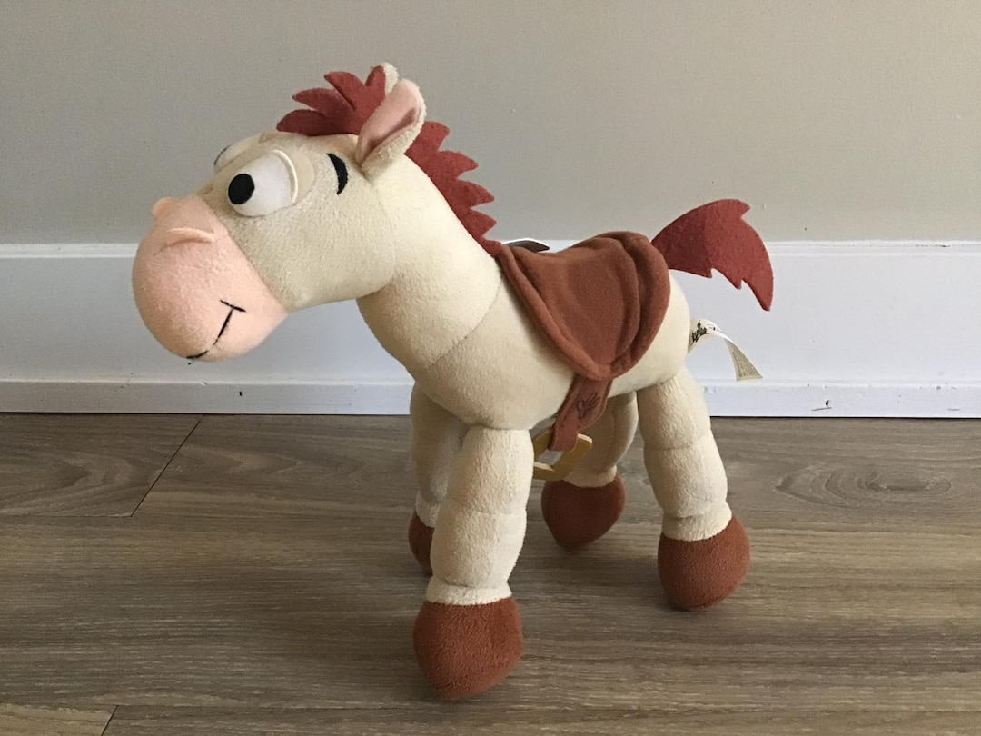 Disney Parks Toy Story Bullseye Plush Bendable Posable Horse Stuffed