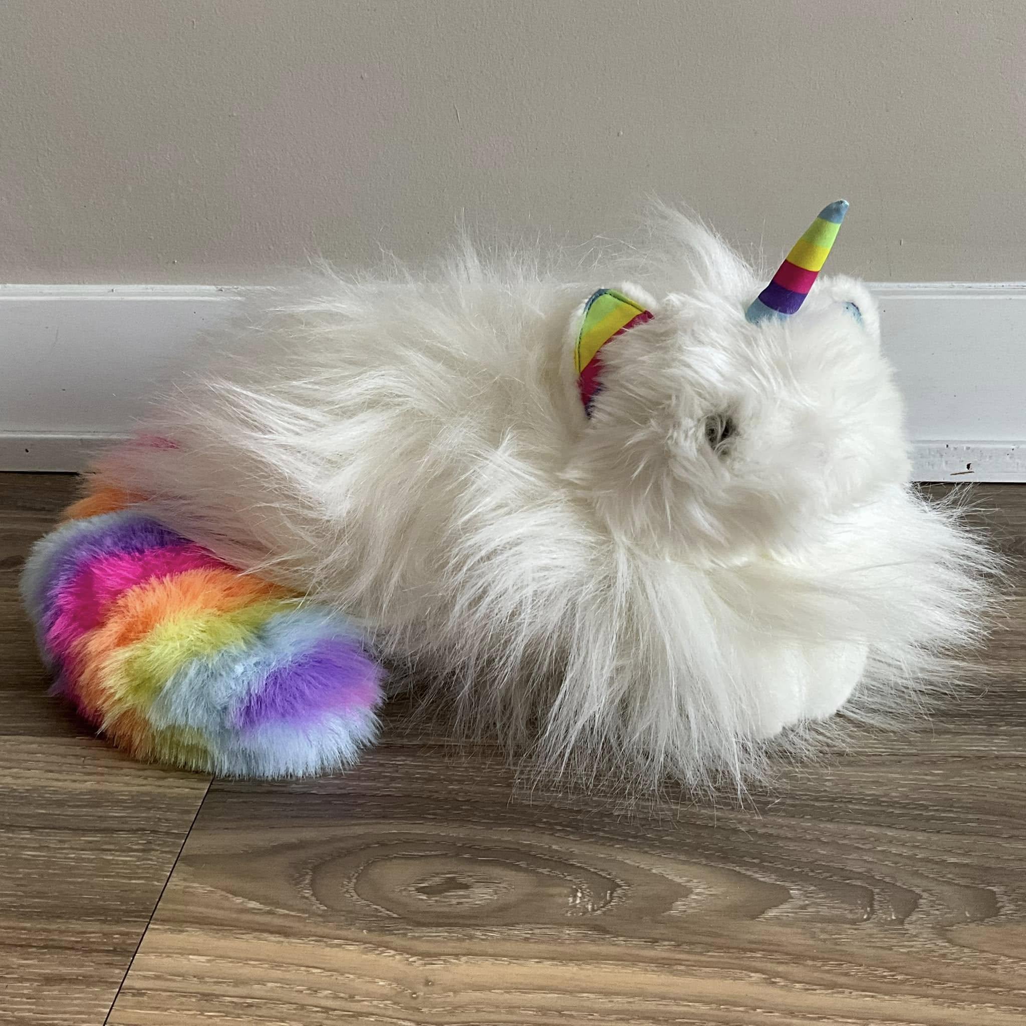 Rainbow Unicorn Cat Caticorn Plush Small Reversible Caticorn Plush