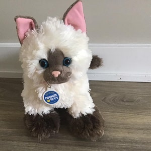 Build-A-Bear Promise Pets Siamese Cat Stuffed Animal Plush Toy 10&quot;