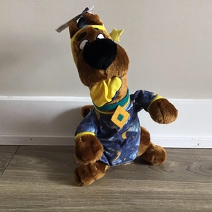 Cartoon Network Scooby Doo Paiamas Wizard Magician Tall Holding Slipper Plush 14"