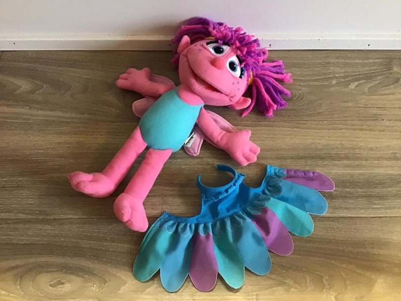 Sesame Street Abby Cadabby Plush Fairy Doll Stuffed Toy Hasbro image 1