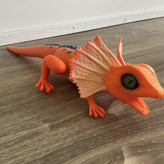 ZURU ロボアライブ フリルネックトカゲ型ロボット ウォーキング玩具