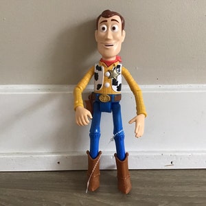 Toy Story Woody Plastic Interactive Toy No Hat 8.5&quot;