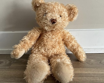 Gund Wuzzy pluizige pluche teddybeer (15 inch) vintage