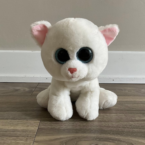 R*o様 Ty バディー　ぬいぐるみ ピーチー　白猫 Ty Beanie 'pearl' the White Cat Plush (10 Inch) - Etsy