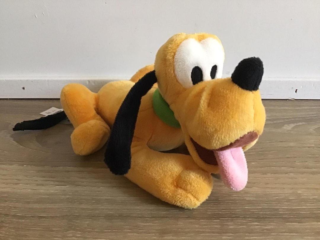 Disney Pluto Plush Toy 7 Inch Stuffed Animal Soft Toy Etsy