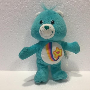 6.5” Care Bear Collection Blue Star Bear Collectable Stuffed Animal Toy
