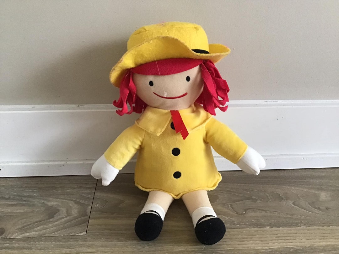 Madeline Yellow Dress Hat Red Hair Plush Stuffed Doll Kohls