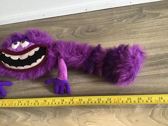 Monsters Inc Monsters University Art Purple Hairy Monster Plush Stuffed  Animal