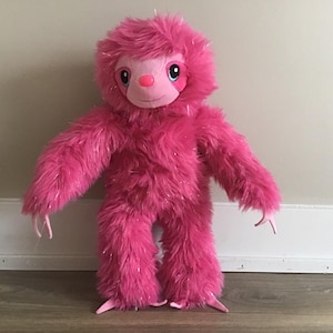 Build-A-Bear roze luiaard knuffeldier knuffel 19"