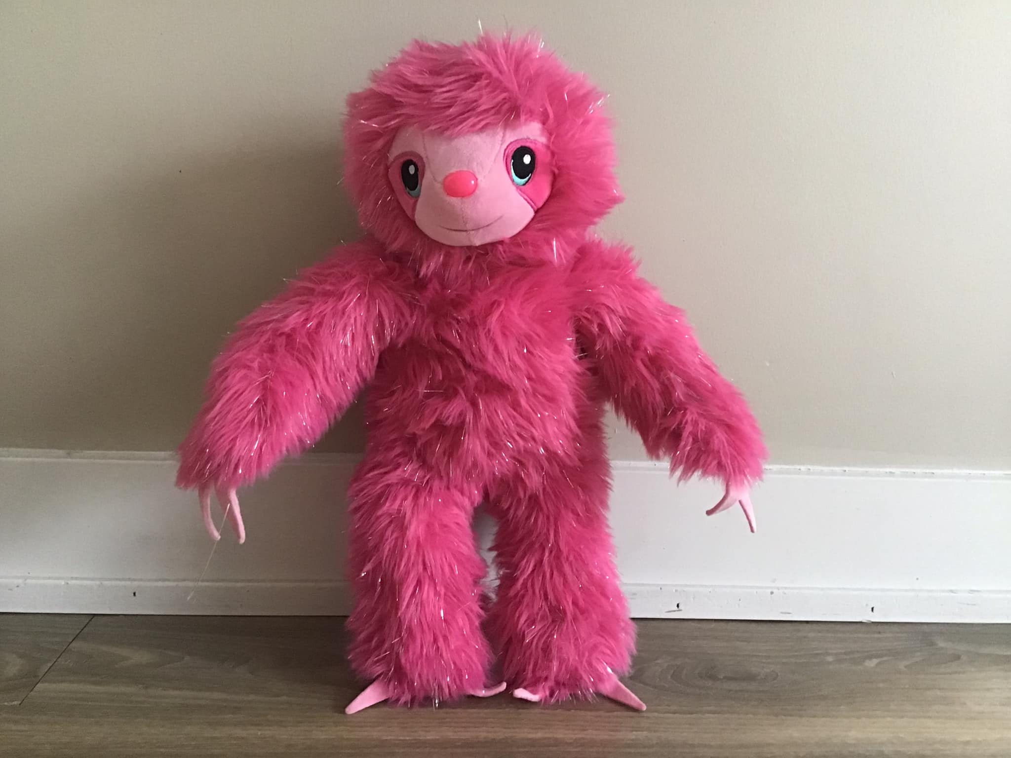 Build a bear Pink Sloth Stuffed Animal Plush Toy 19 Etsy UK