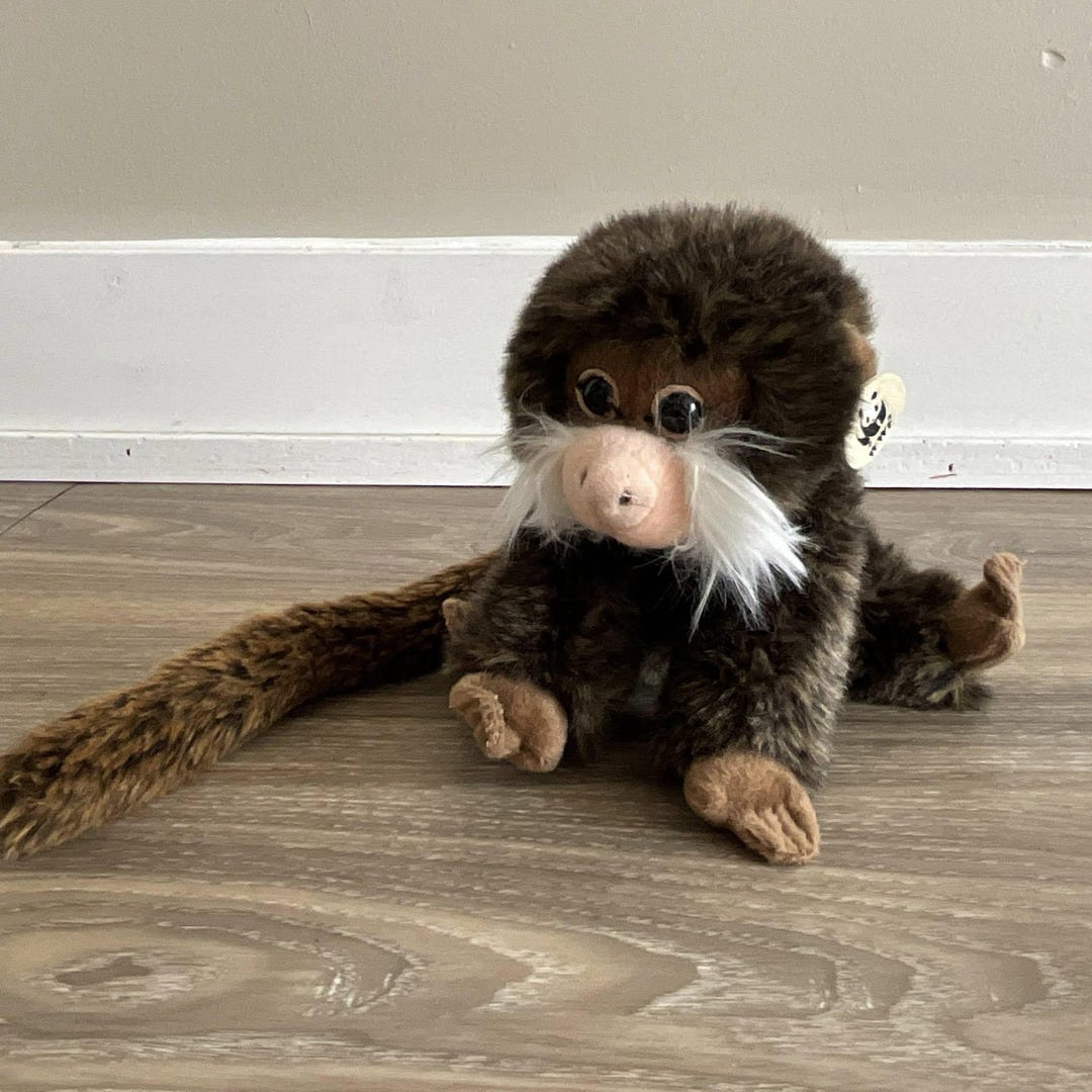 Monkeys R Us Tennessee WWF Tamarin Brown Monkey Marmoset Plush - Etsy