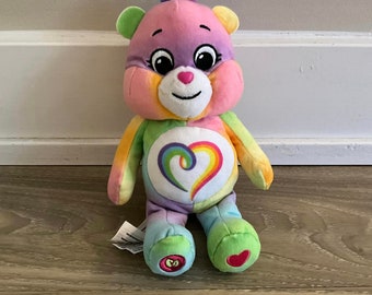 Care Bears Rainbow Tie Dye Heart Bear 9