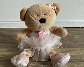 Ty Beanie Baby "Pirouette" l'orso ballerina di peluche (8,5 pollici)