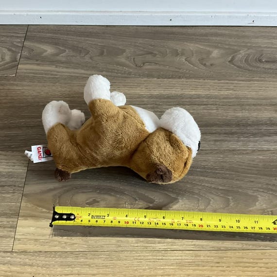 Ganz Webkinz ぬいぐるみ ブルドッグ ブラウン&ホワイト 犬の