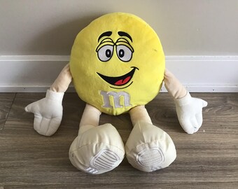 Vintage M&M Red Color Character White Vinyl Shoes 12