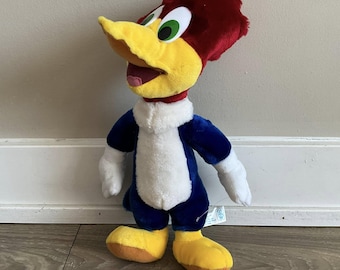 Woody Woodpecker Plush Toy Network 2002 Stuffed Animal Vintage