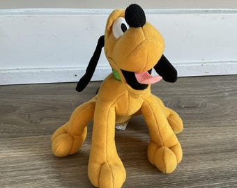 プルート ミッキーの犬 ディズニー マテル ぬいぐるみ イエロー 8