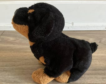 Webkinz Ganz Black Brown Rottweiler Dog 9