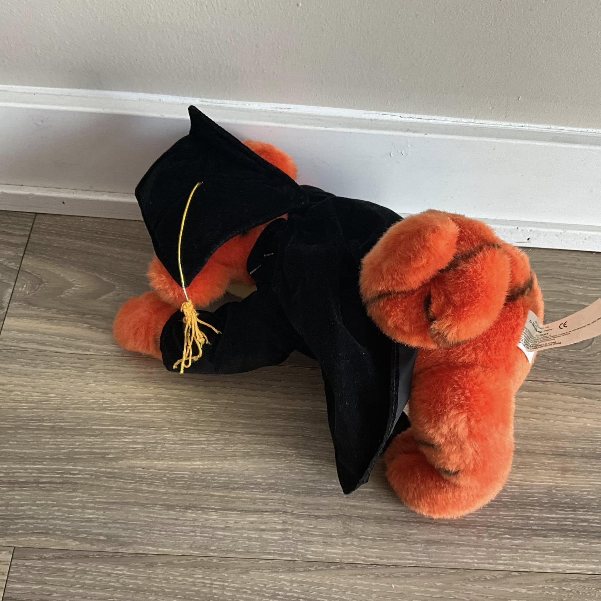 Tigger Graduation The Walt Disney Tigger Plush, Graduation Plush, Stuffed Animal 13