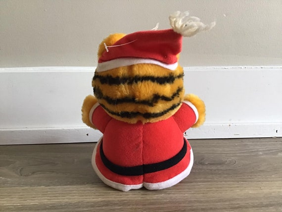 ガーフィールド マクドナルド ビンテージ1978 当時物 ぬいぐるみ IO2S Mcdonalds 1978 Santa Garfield Stuffed Animal Plush Toy 8.5