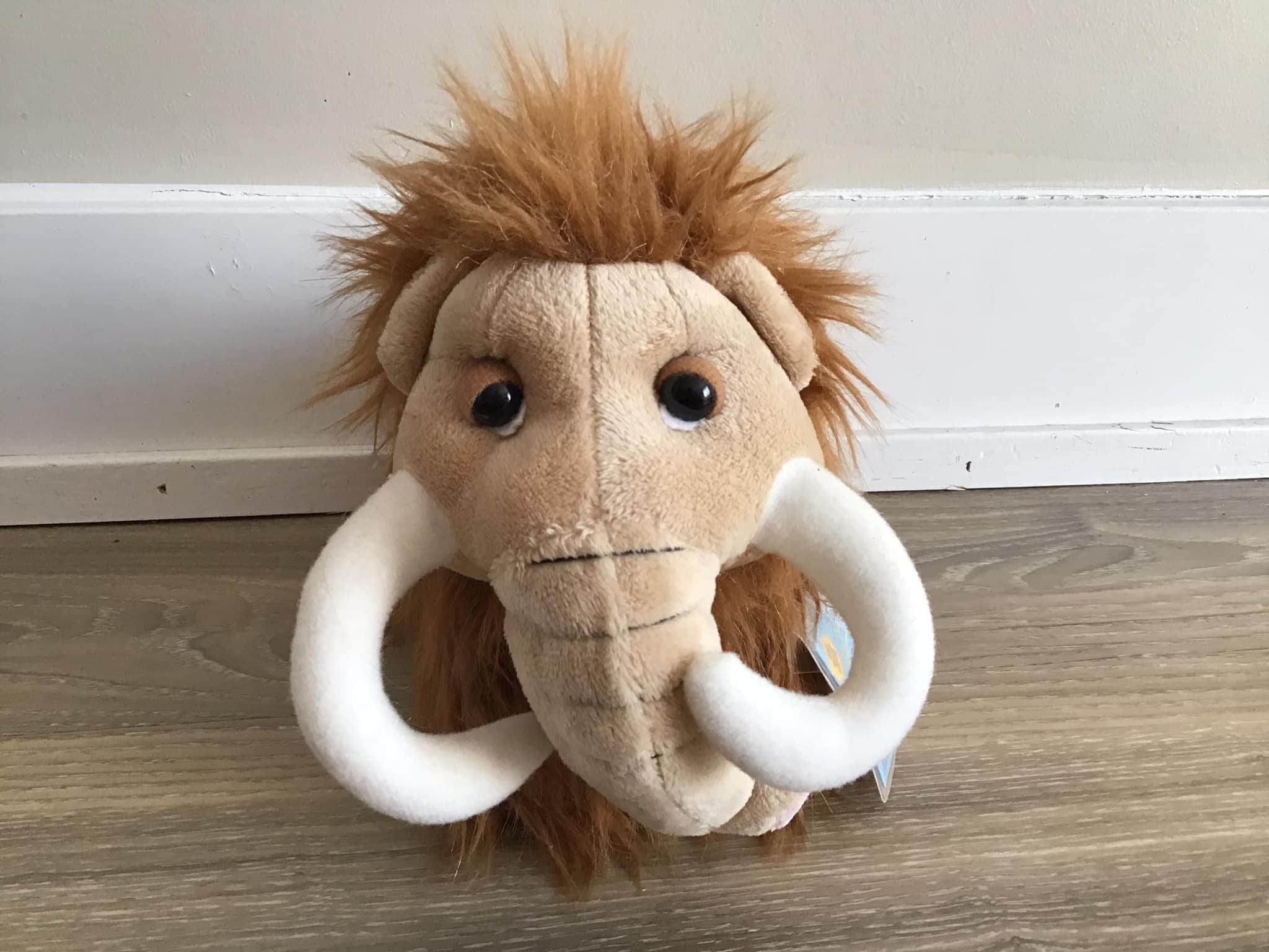 Ganz Webkinz Tall Woolly Mammoth Brown Stuffed Animal Toy