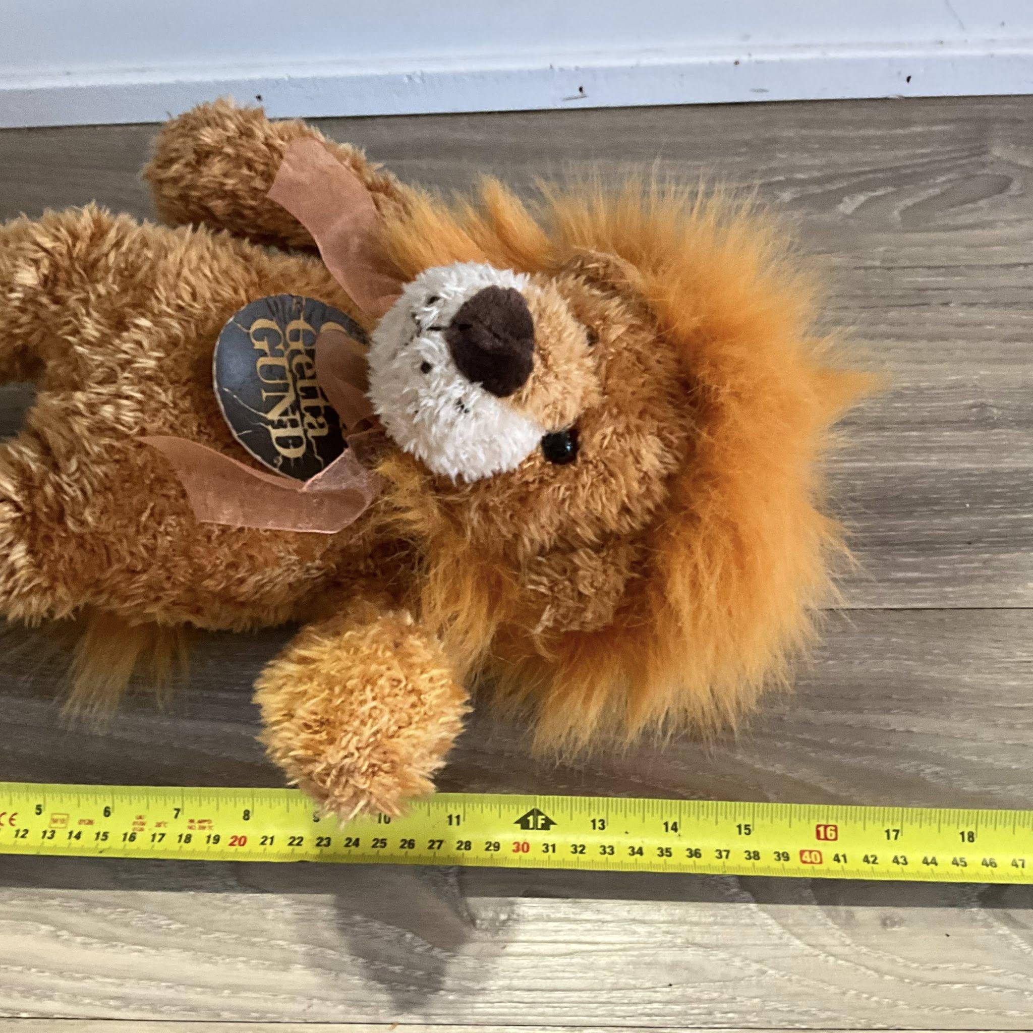 GOTTA GETTA GUND ぬいぐるみ ブラウンライオン パウンス デライオン