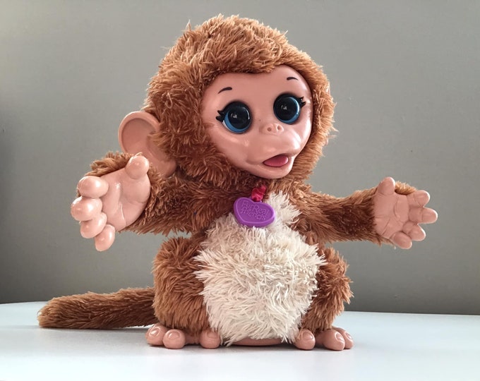 Furreal Friends Baby Cuddles My Giggly Monkey Pet Plush 8 Etsy