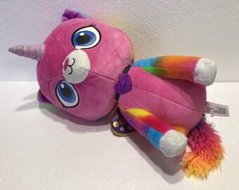 Rainbow butterfly unicorn kitty plush hotsell