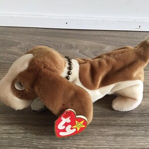 Ty 1998 Beanie Babies Collections Trackers the Basset Hound Stuffed Animal Toy Plush 8&quot;