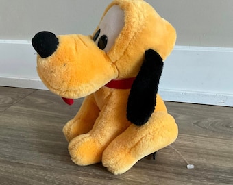 ヴィンテージ ディズニー プルート パピードッグ イエロー