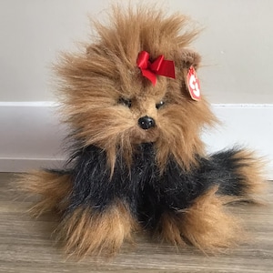 Vintage 1997 Ty Beanie Baby &quot;Yappy&quot; the Dog Yorkshire Terrier Plush Stuffed Animal