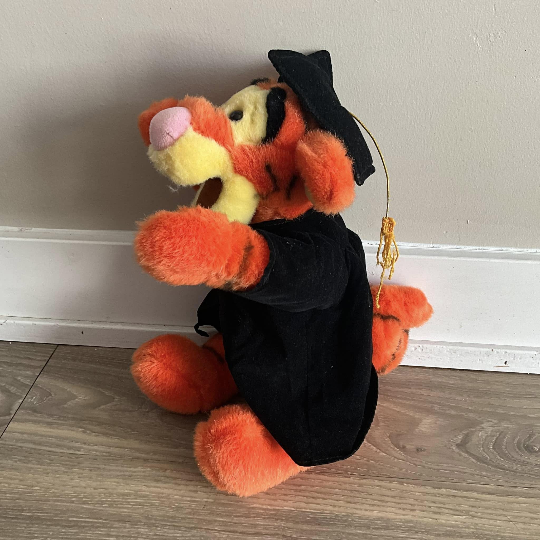 Tigger Graduation The Walt Disney Tigger Plush, Graduation Plush, Stuffed Animal 13